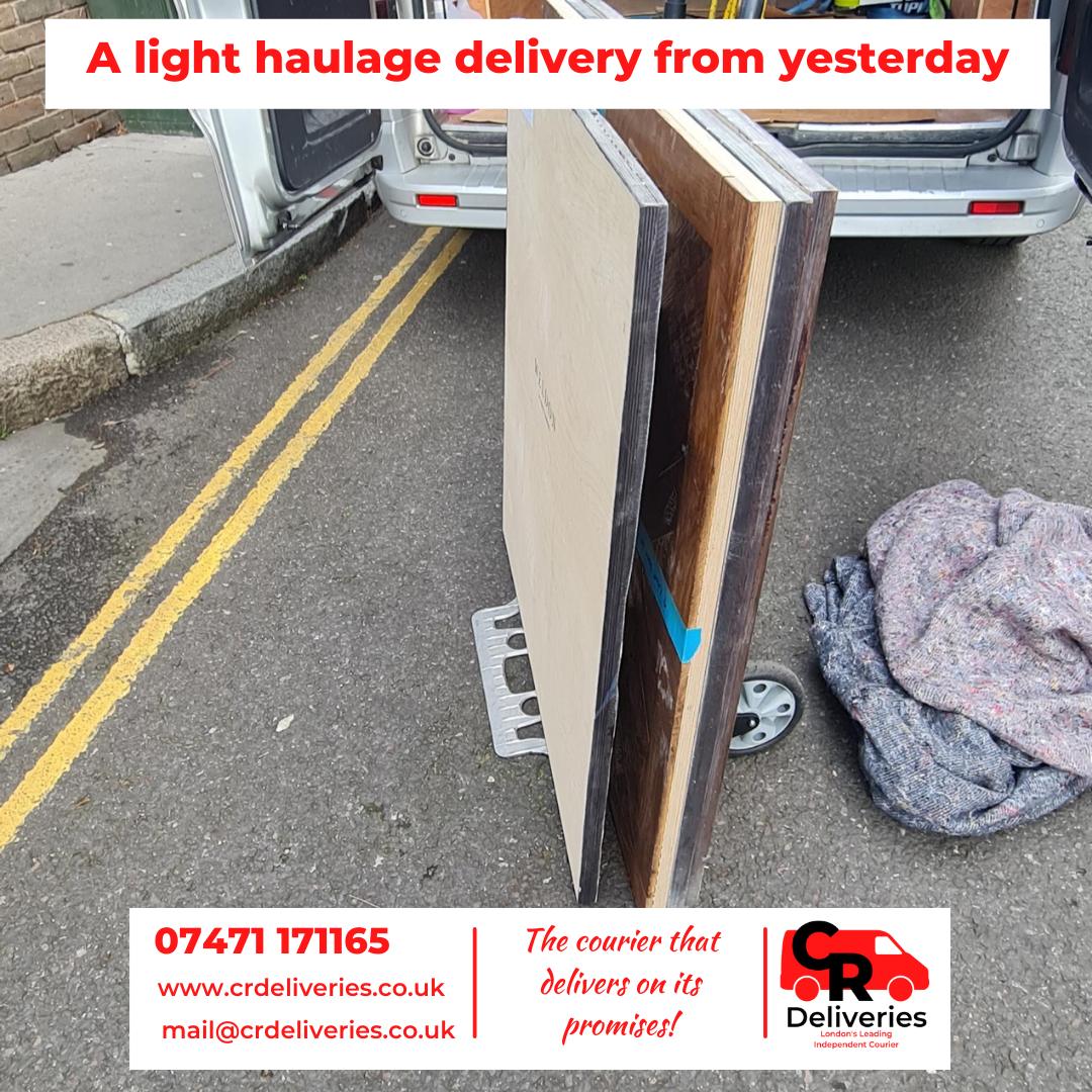 Same day courier light haulage