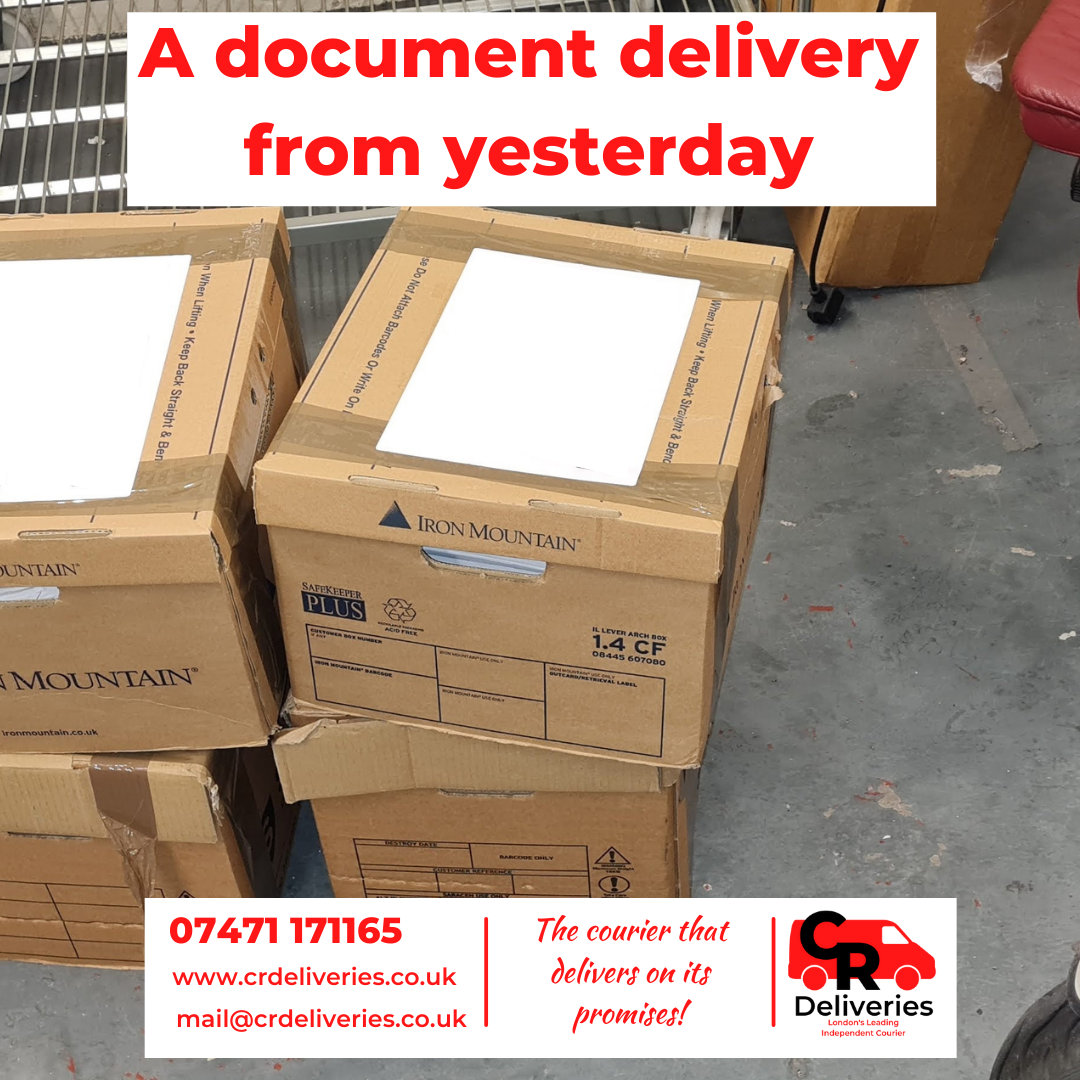 same day couriers london